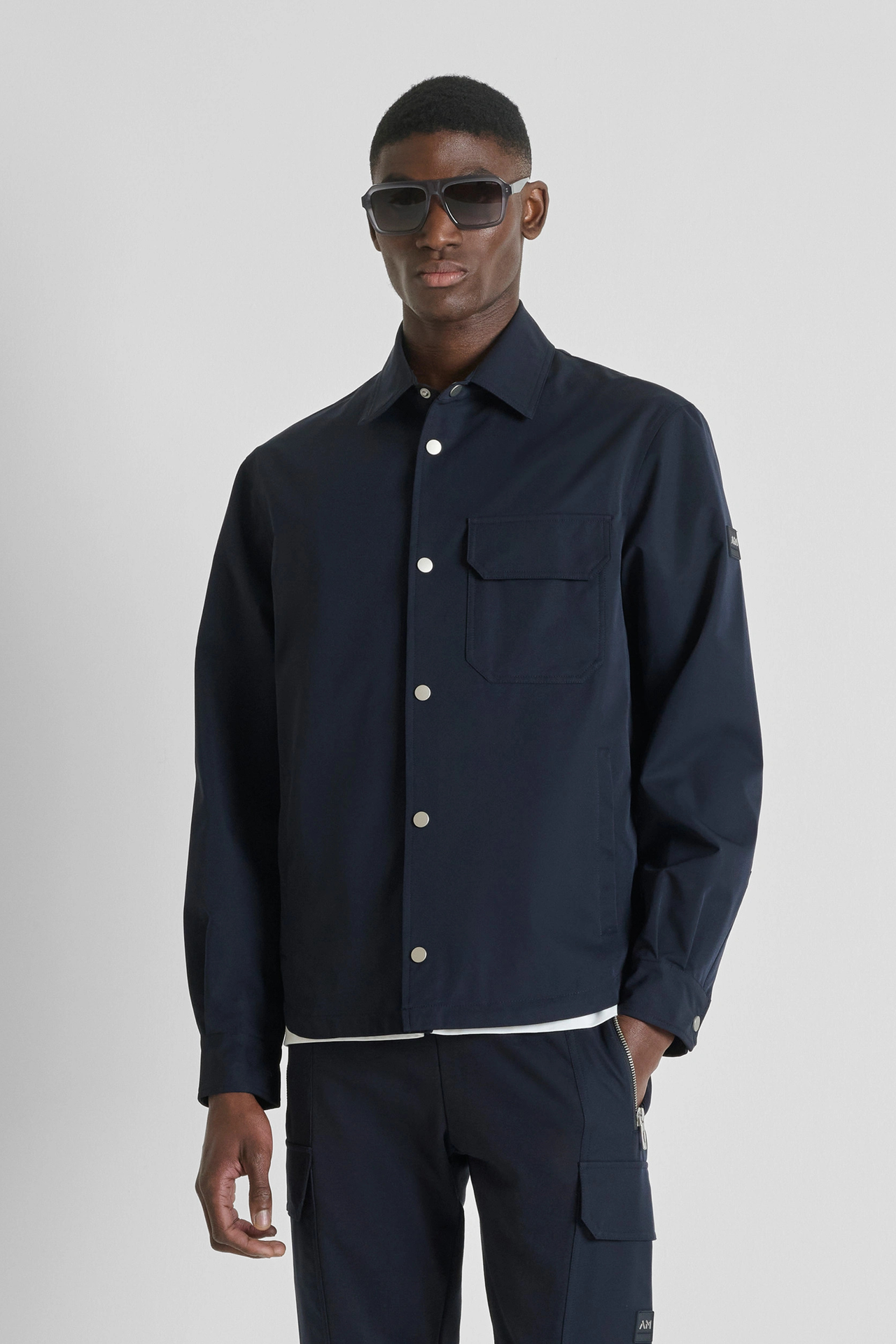 Sobrecamisa Azul com Botões Antony Morato