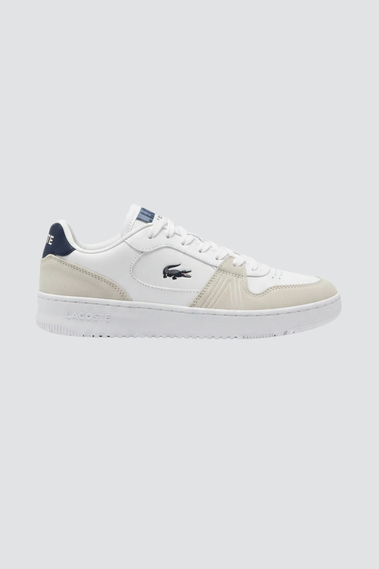 Sapatilhas L001 Brancas e Azuis Lacoste SS26 Lacoste