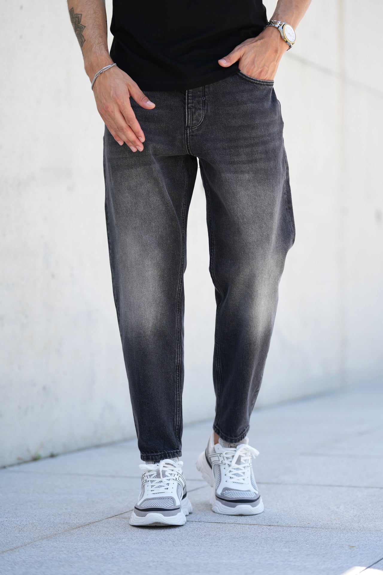 Calça de Ganga Escura Doris