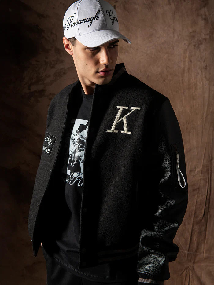 Casaco Bomber Preto Gianni Kavanagh FW25
