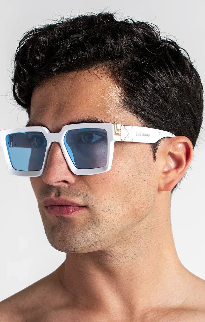 Óculos De Sol Brancos Gianni Kavanagh SS25