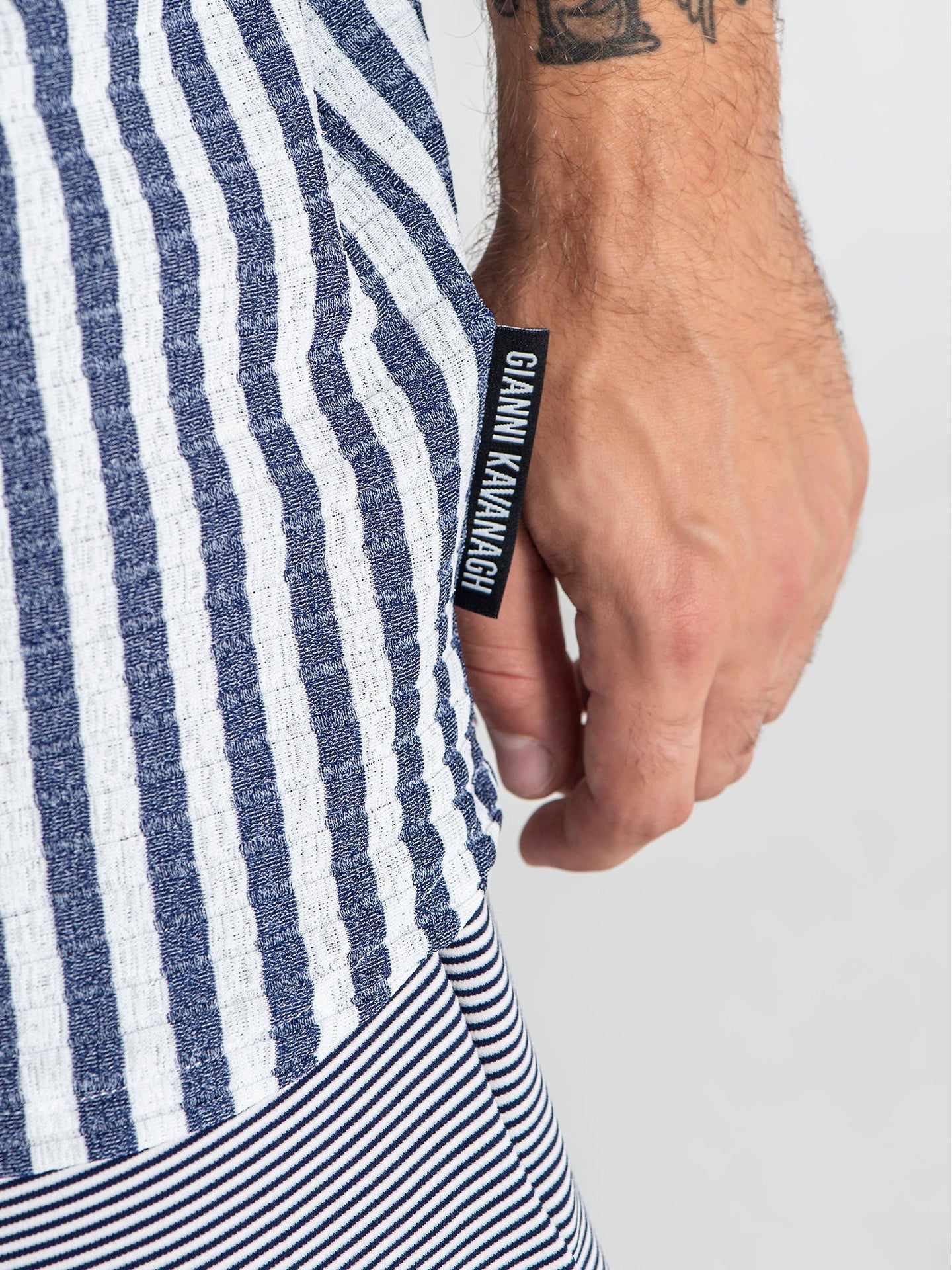 Camisa Azul Gianni Kavanagh SS25