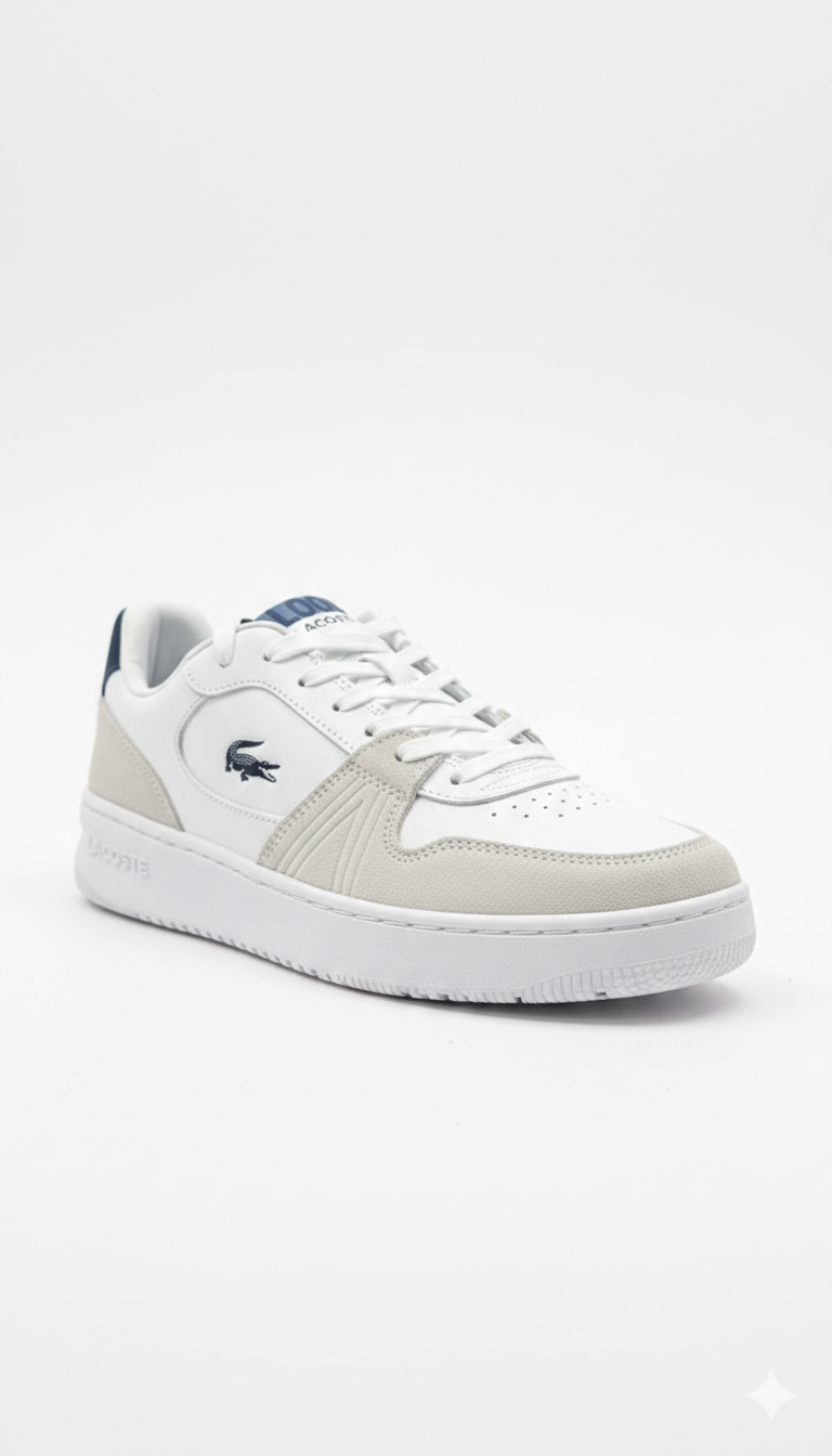 Sapatilhas L001 Brancas e Azuis Lacoste SS26