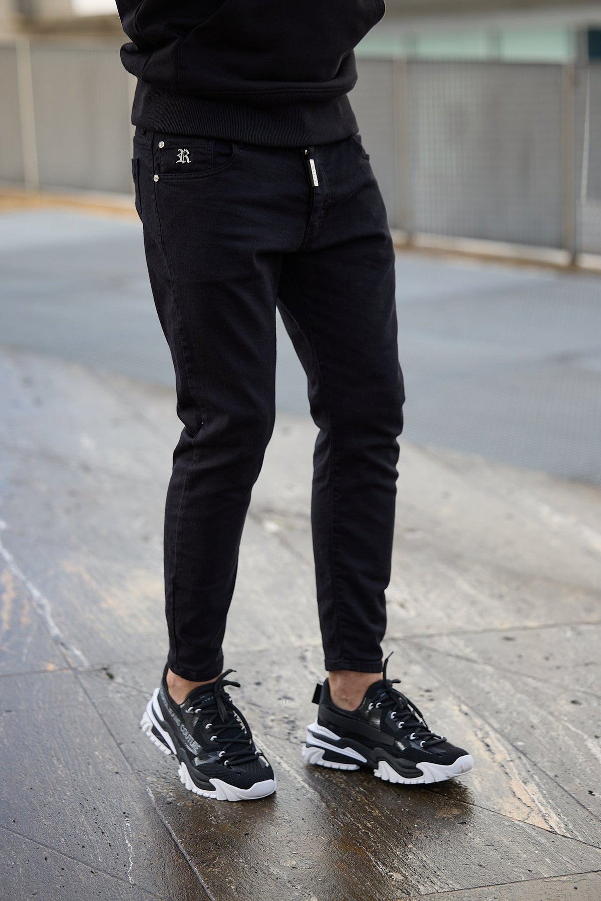 Calças Preta Sordis Slim Tapered Retzo