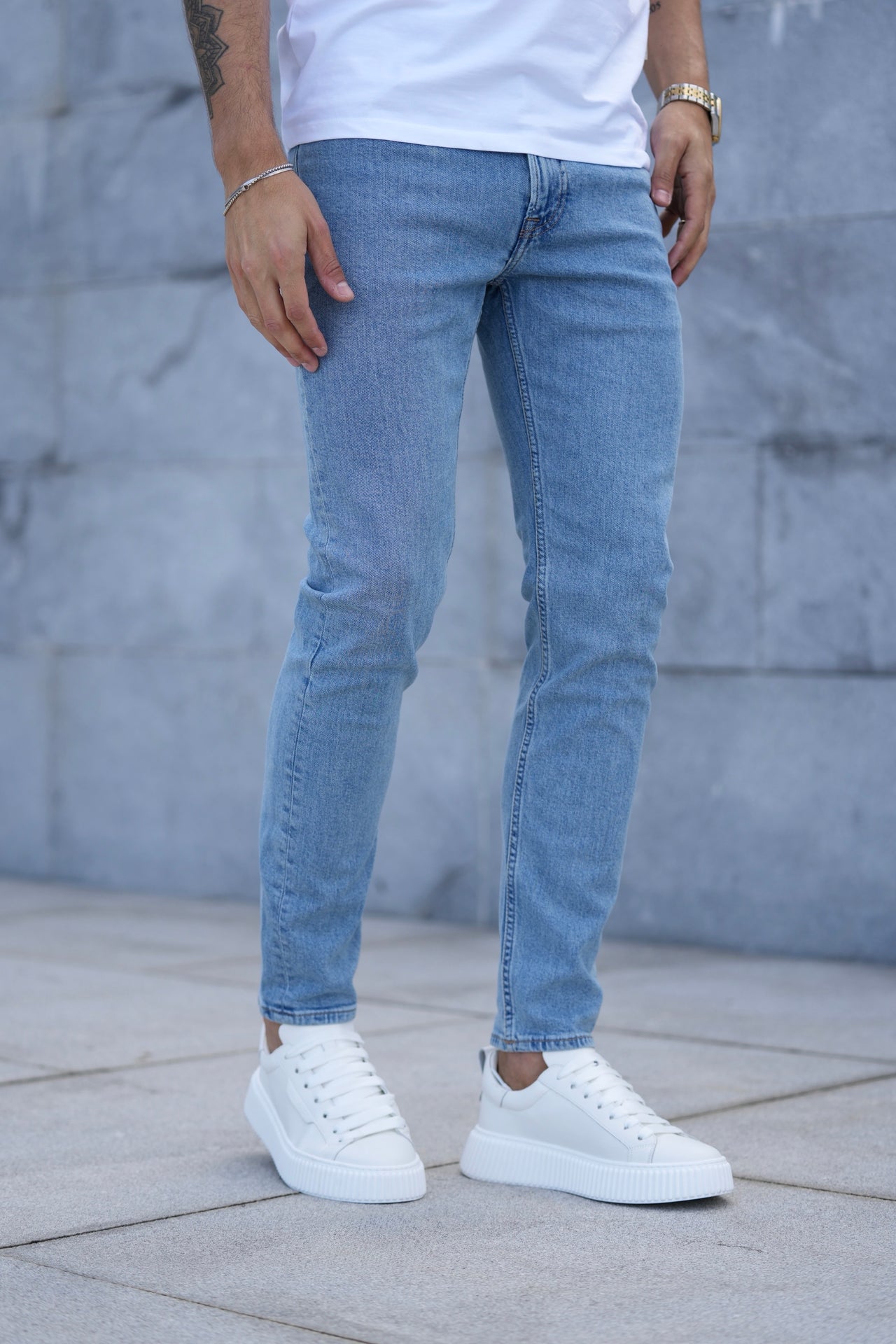 Calças de Ganga Clara Slim Taper Calvin Klein
