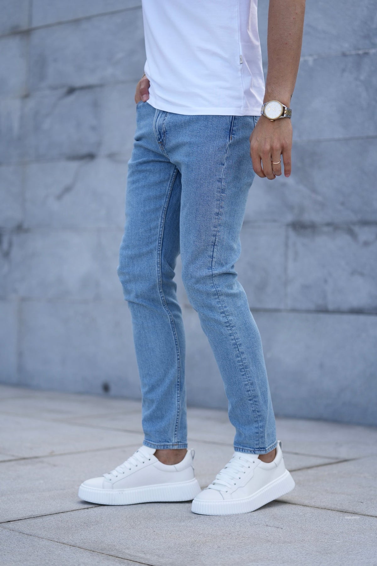 Calças de Ganga Clara Slim Taper Calvin Klein