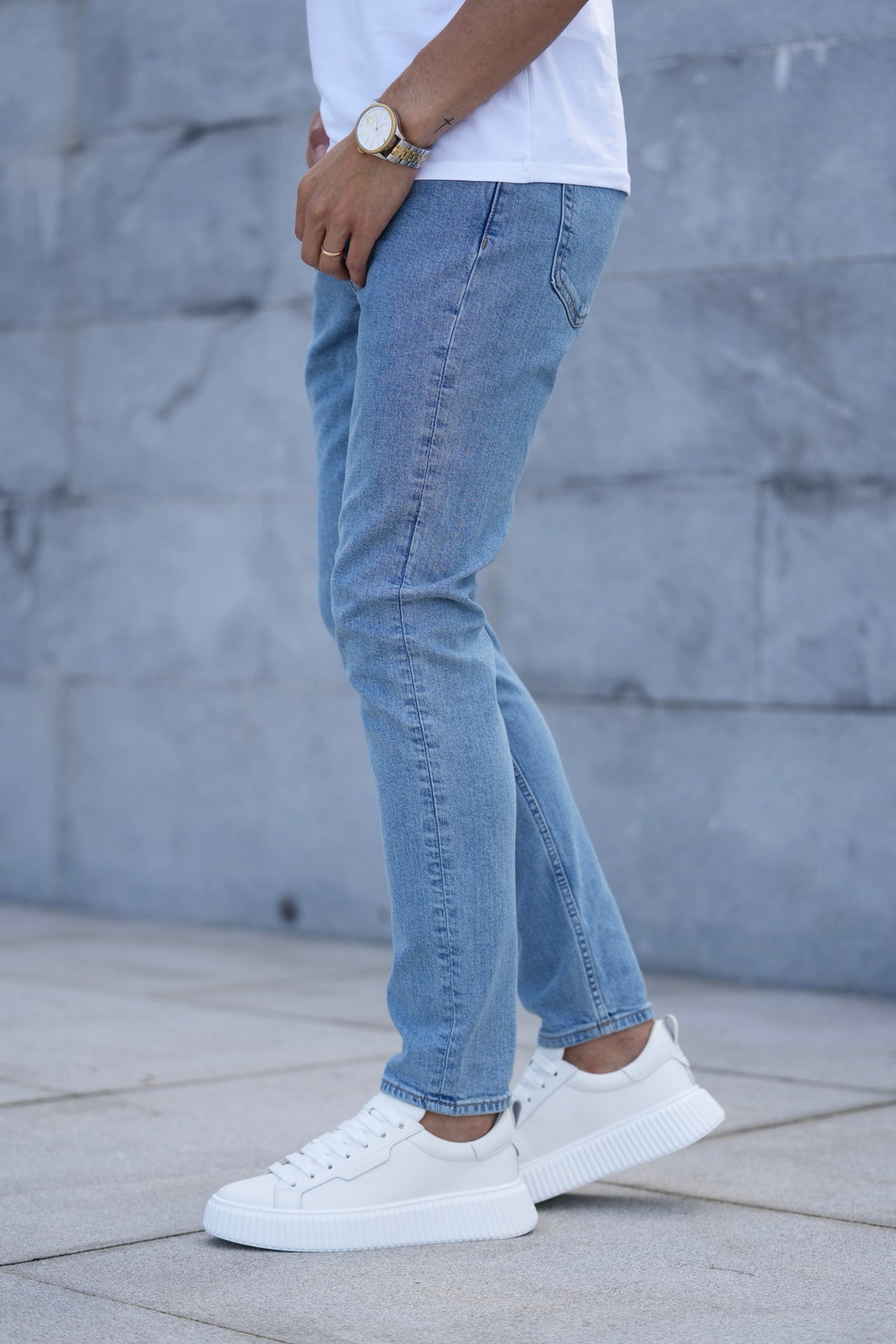 Calças de Ganga Clara Slim Taper Calvin Klein