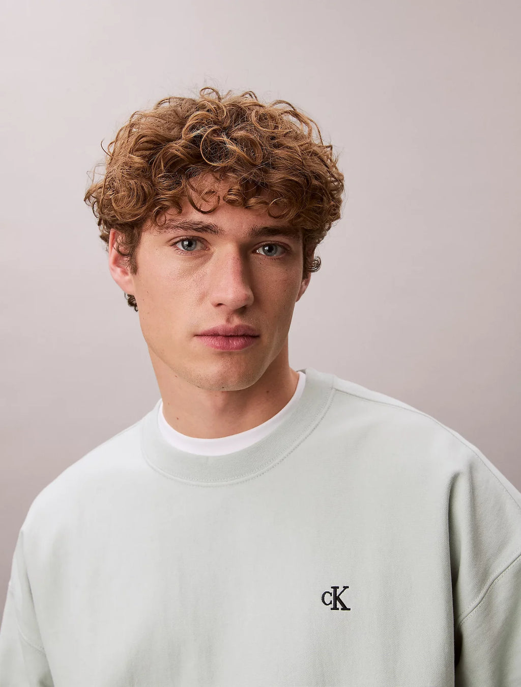 Camisola Verde Água Calvin Klein SS26 Calvin Klein