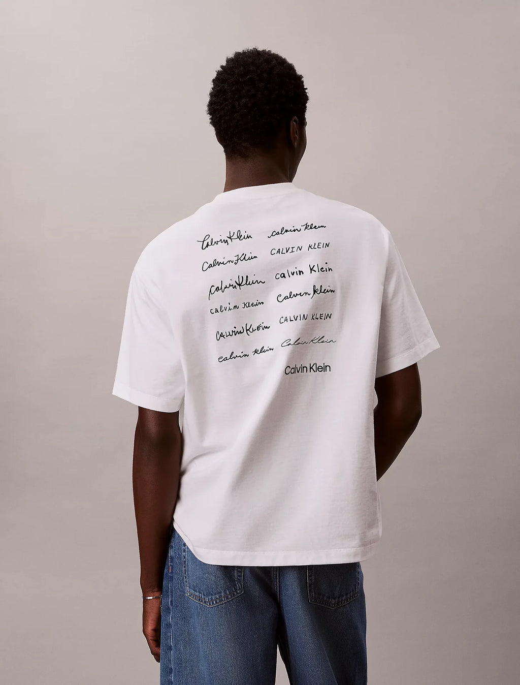 T-shirt Branca Calvin Klein SS26