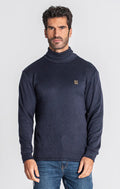 Camisola Gola Alta Azul Gianni Kavanagh GKM006048 FW24