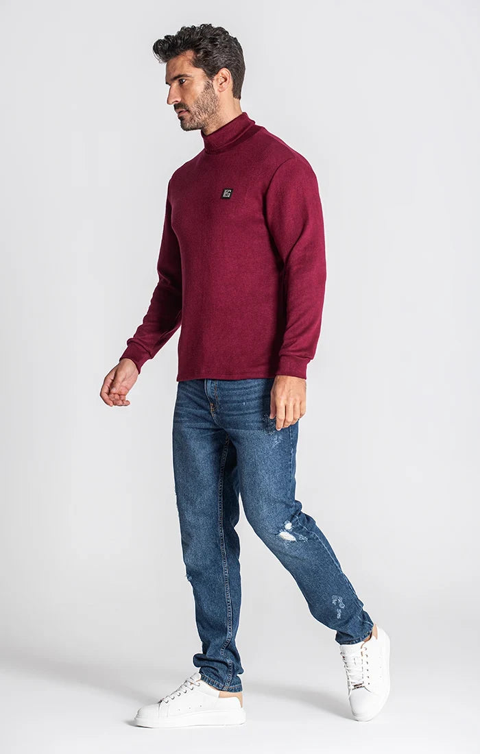 Camisola Gola Alta Gianni Kavanagh Bordeaux Gianni Kavanagh