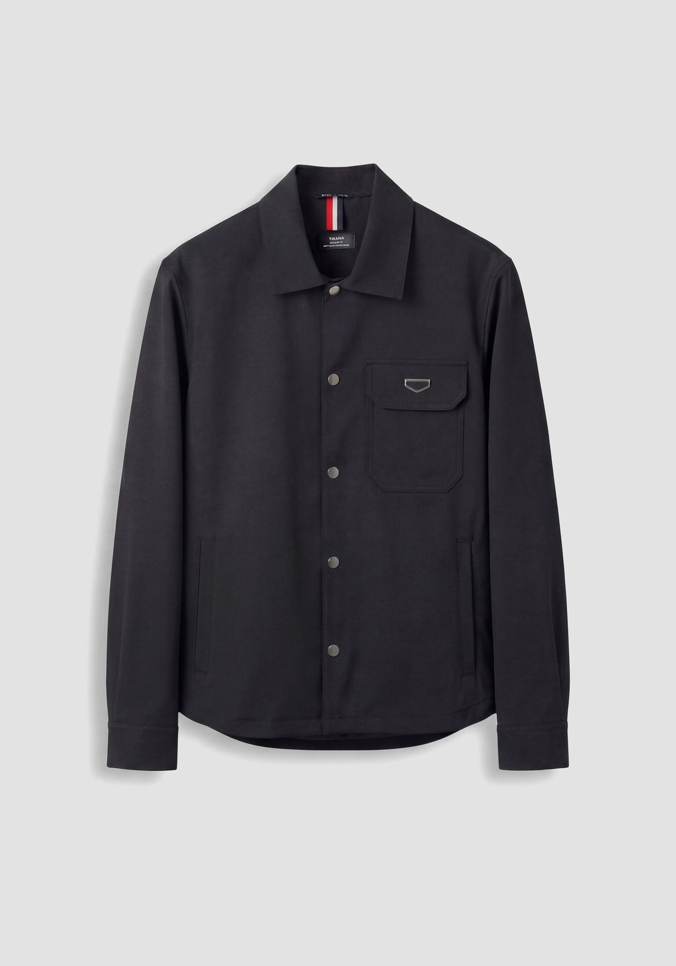 Sobrecamisa Preta com Botões Antony Morato