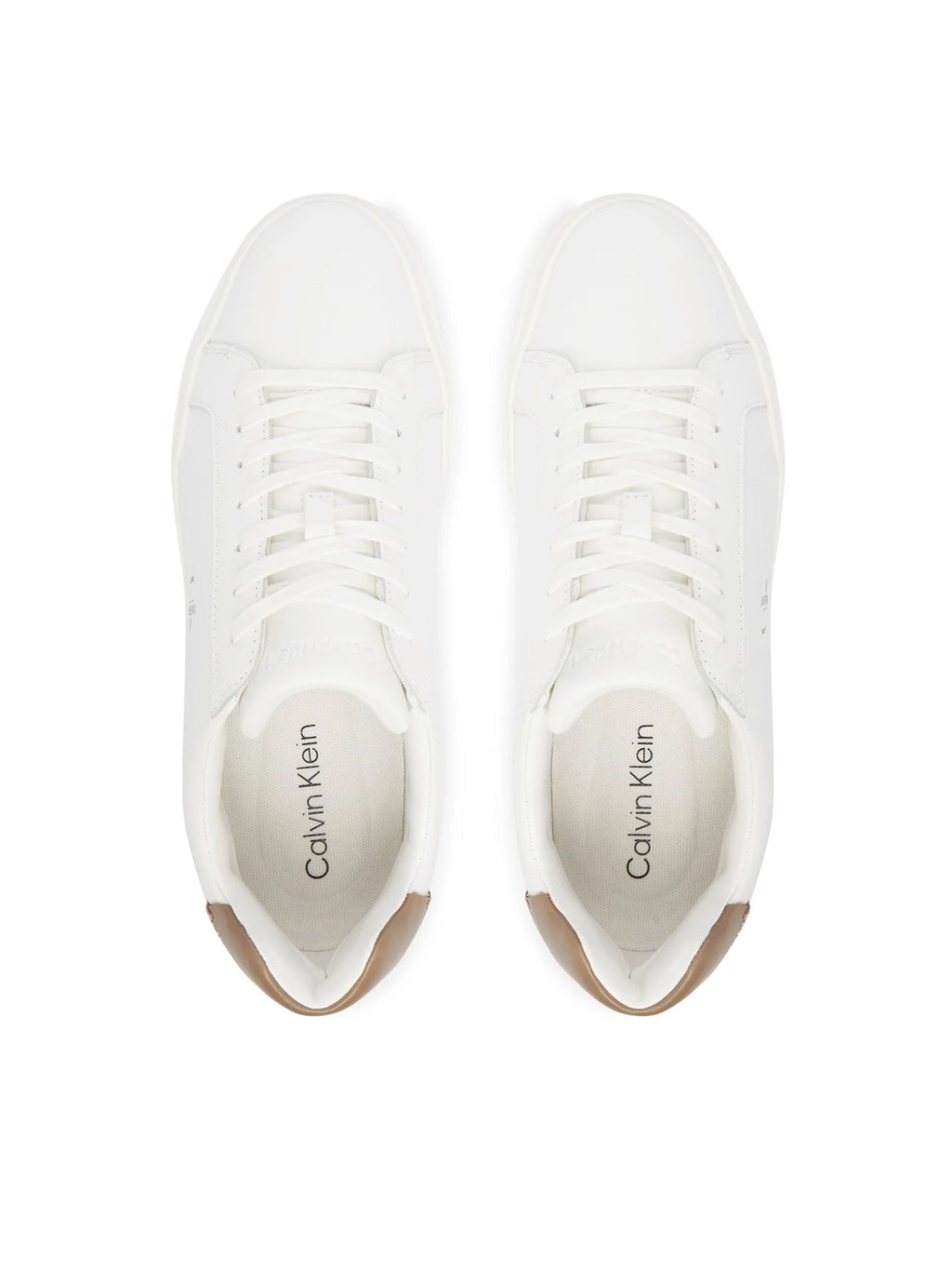 Sapatilhas Brancas e Beges Calvin Klein