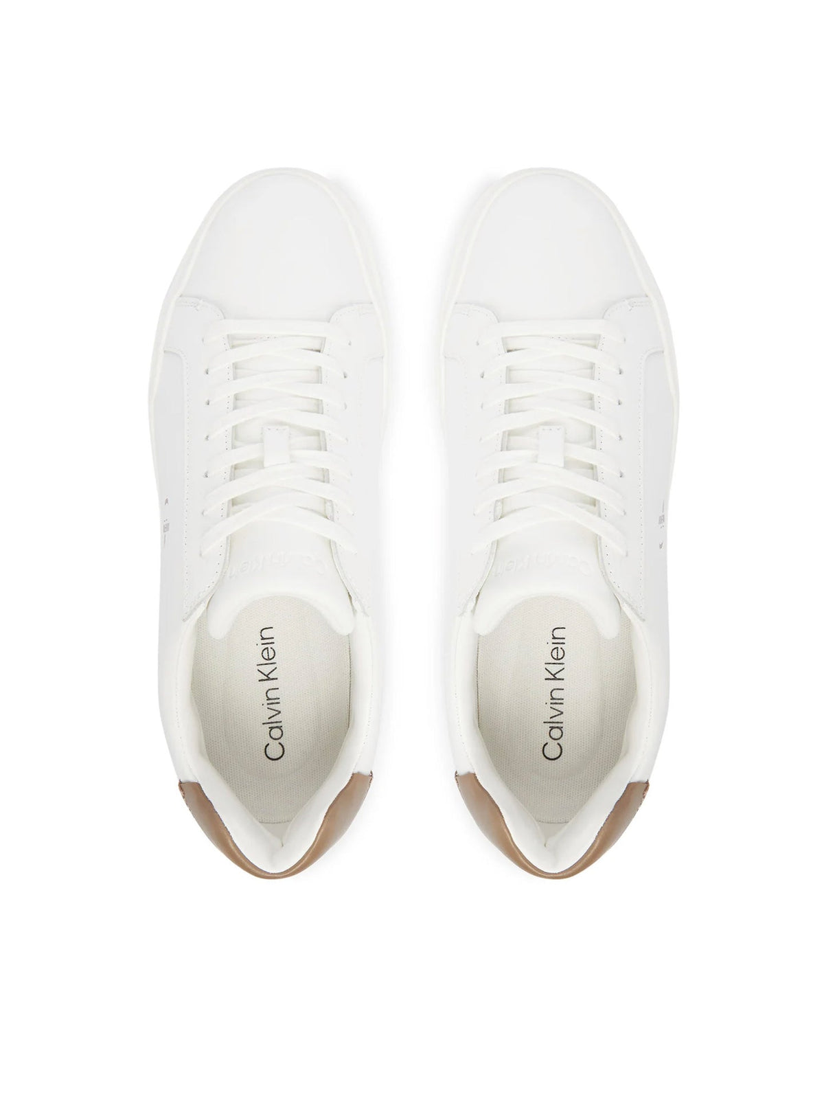 Sapatilhas Brancas e Beges Calvin Klein