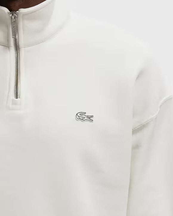 Sweatshirt de Meia-Gola Lacoste Branco Lacoste