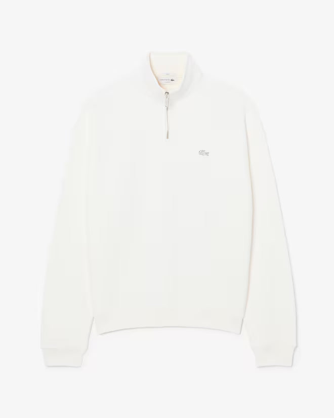 Sweatshirt de Meia-Gola Lacoste Branco Lacoste