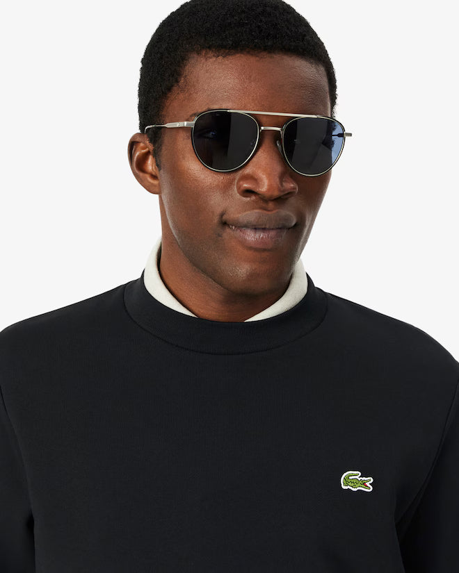 Sweatshirt Básica Lacoste Preta Lacoste