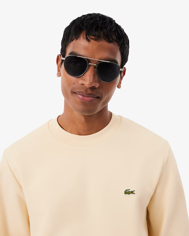 Sweatshirt Básica Lacoste Bege Lacoste