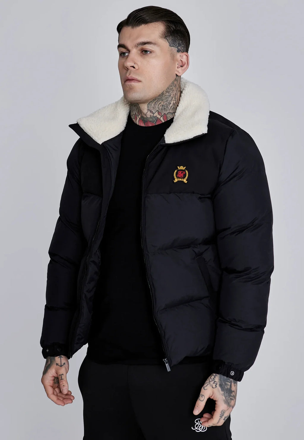 Casaco Preto SikSilk FW25