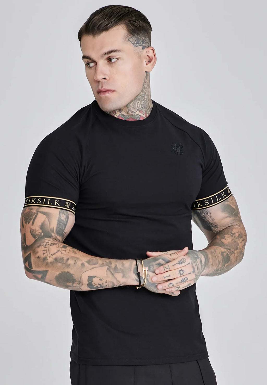 T-shirt Preta SikSilk FW25