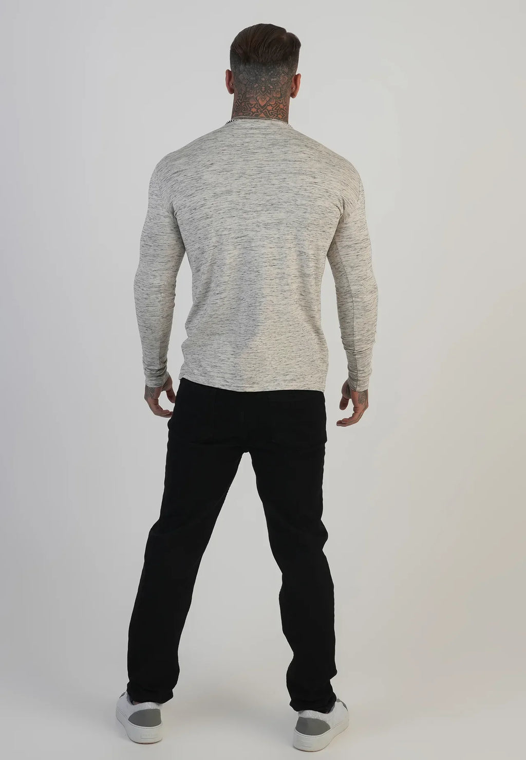 T-Shirt de Manga Comprida Mesclada SikSilk FW25