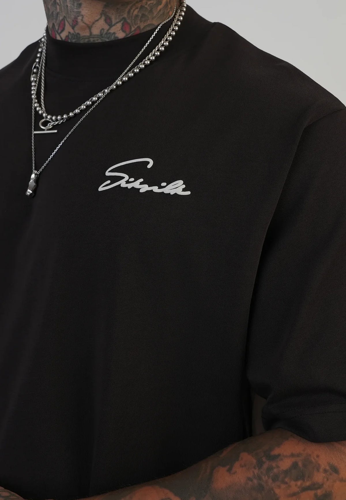 T-shirt Castanha SikSilk SikSilk