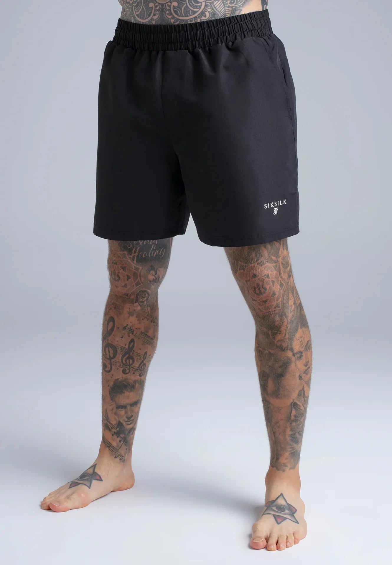 Conjunto de Dois Calções Pretos e Beges