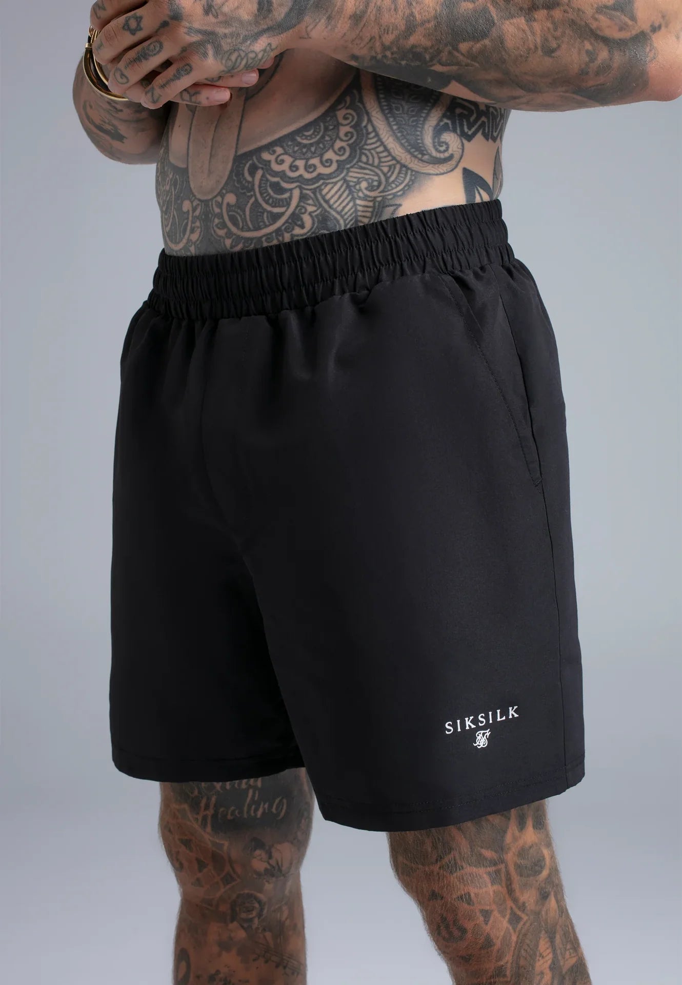 Conjunto de Dois Calções Pretos e Beges SikSilk SS26