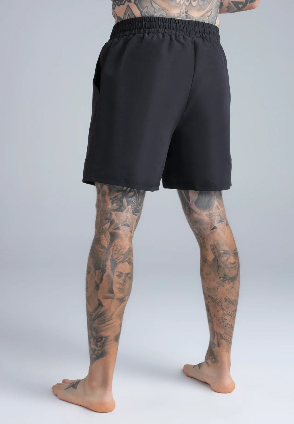 Conjunto de Dois Calções Pretos e Cinzas SikSilk SS26