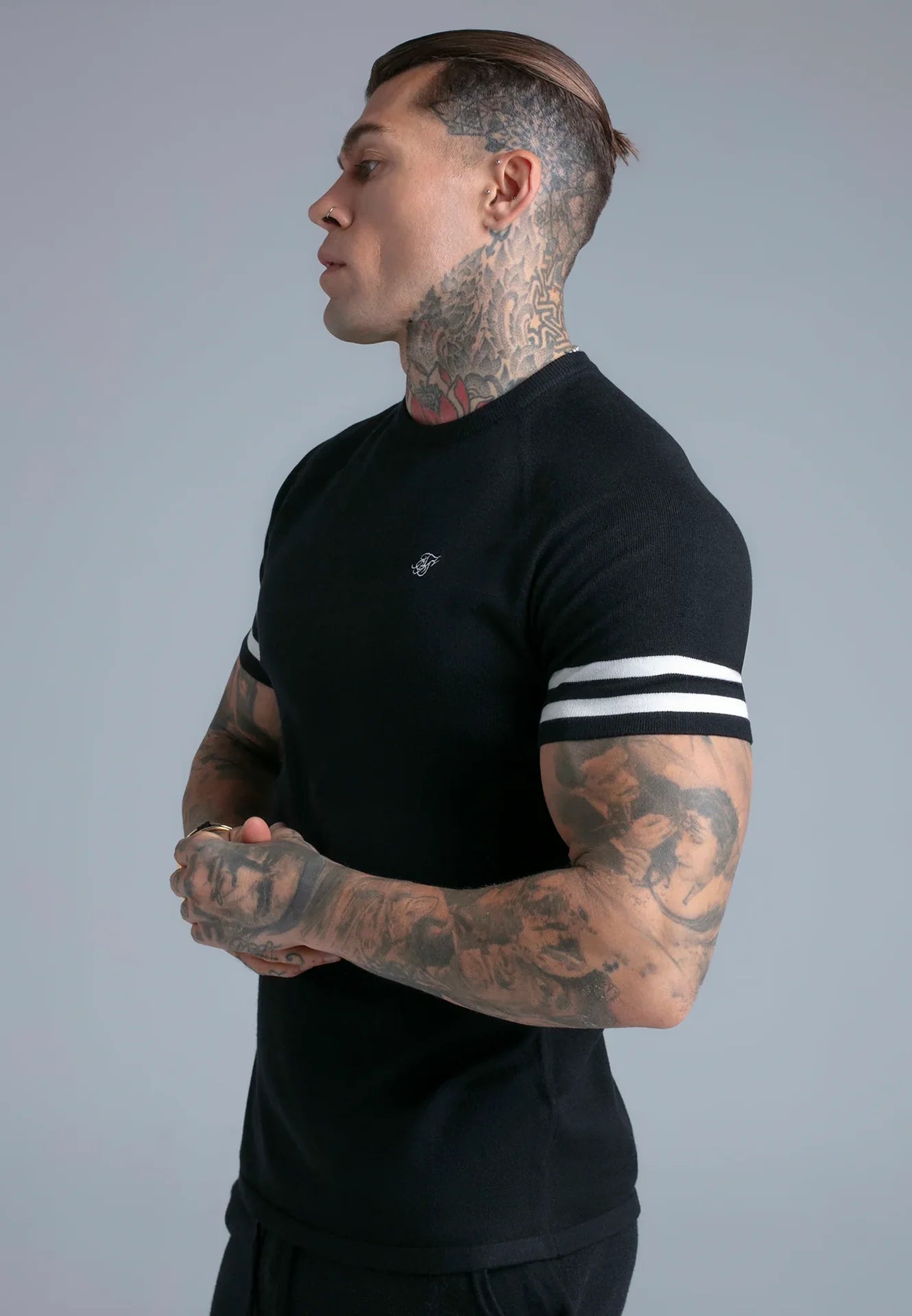 T-shirt Preta SikSilk SS26