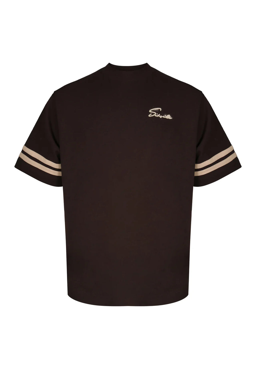 T-shirt Castanha SikSilk SS26