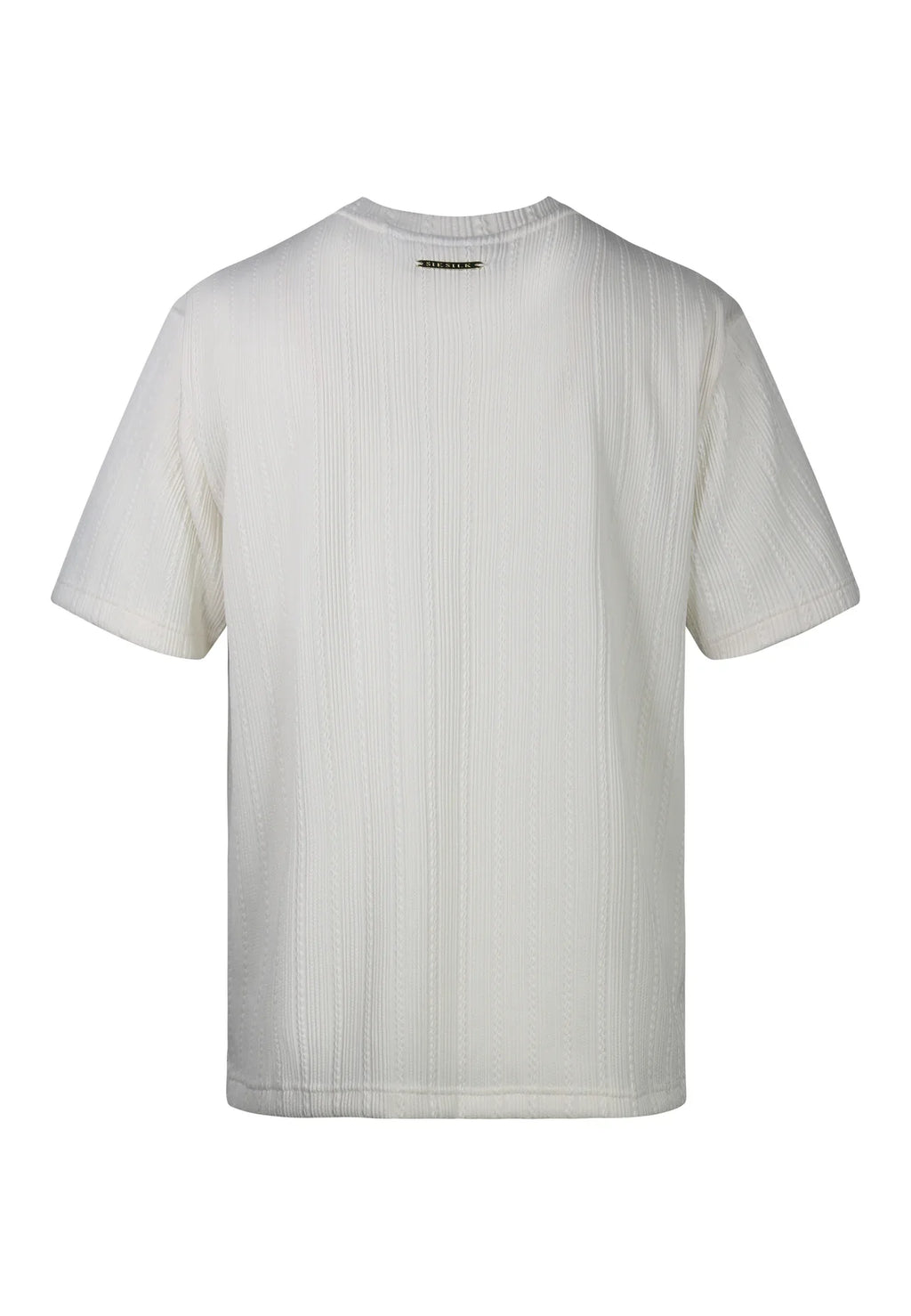 T-shirt Branca Texturada