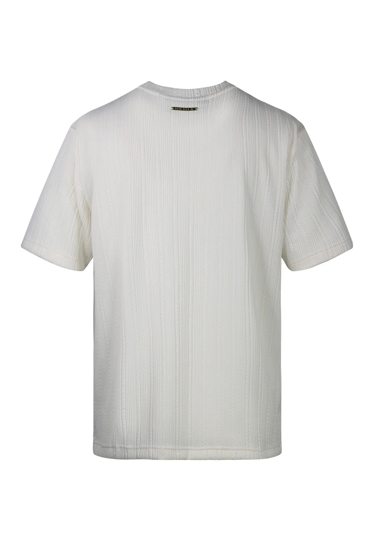 T-shirt Branca Texturada