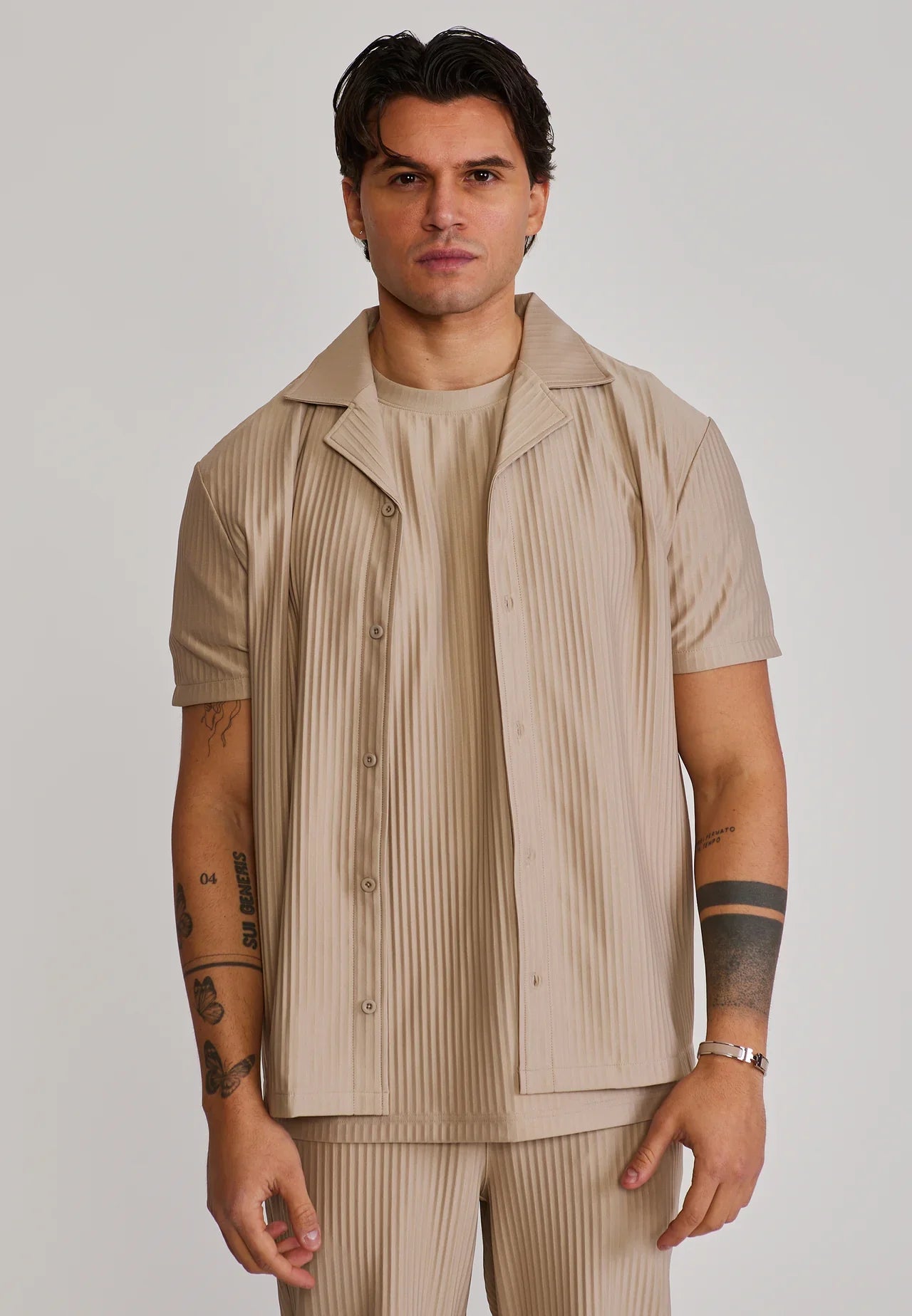 Camisa Bege SikSIlk SS26
