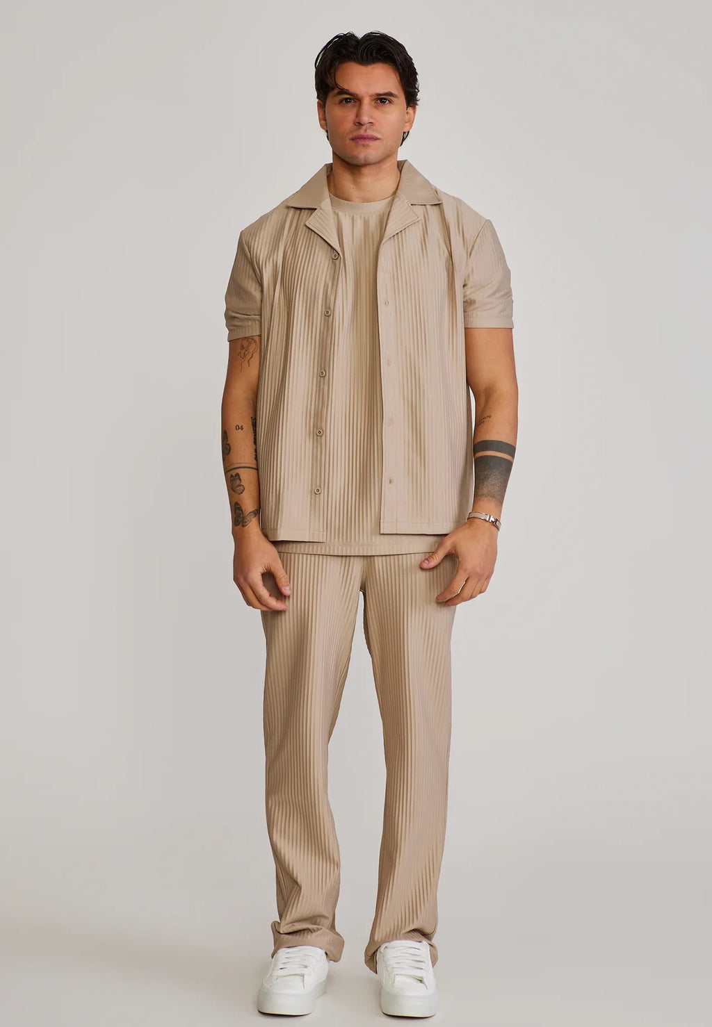 Camisa Bege SikSIlk SS26