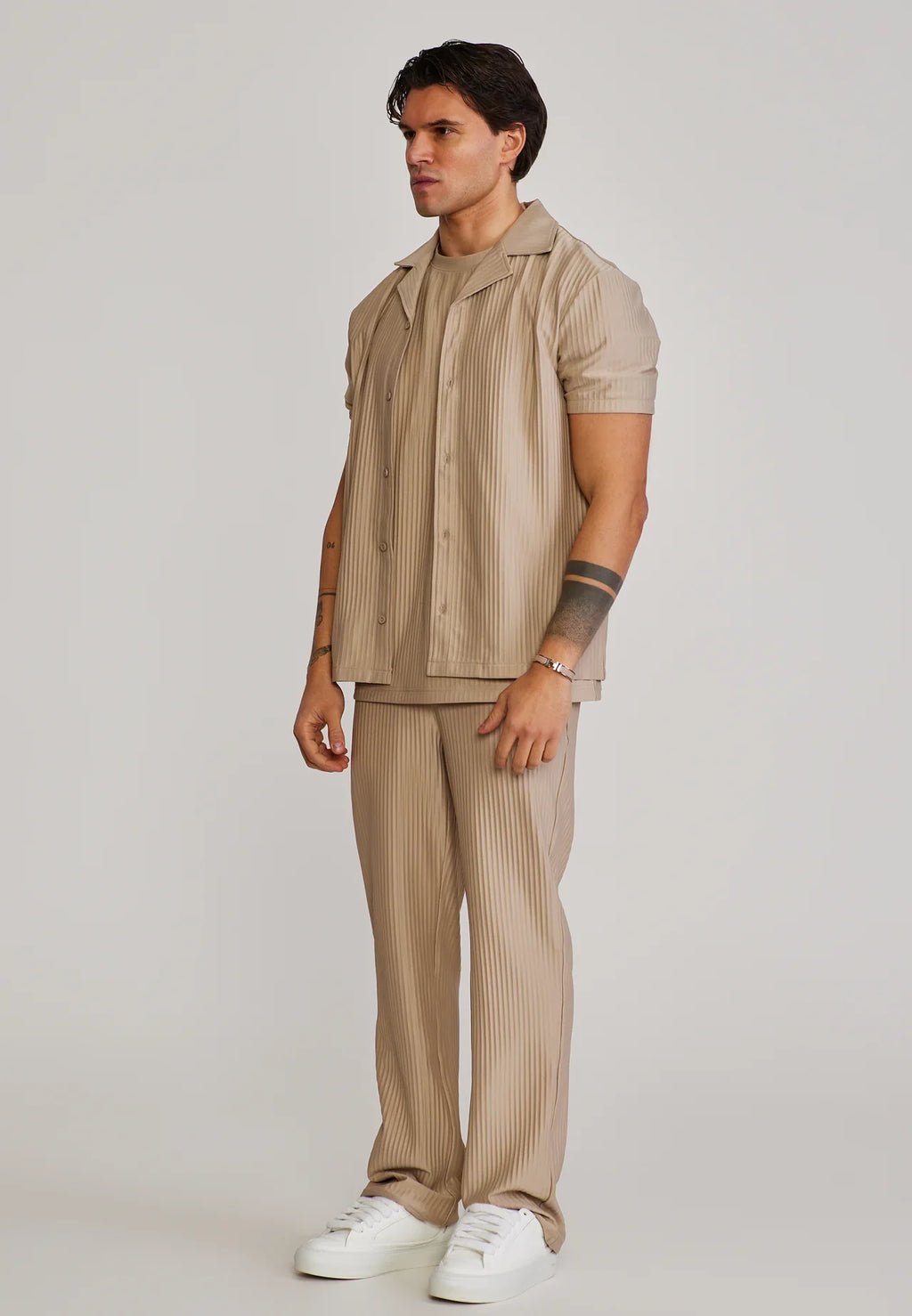 Camisa Bege SikSIlk SS26