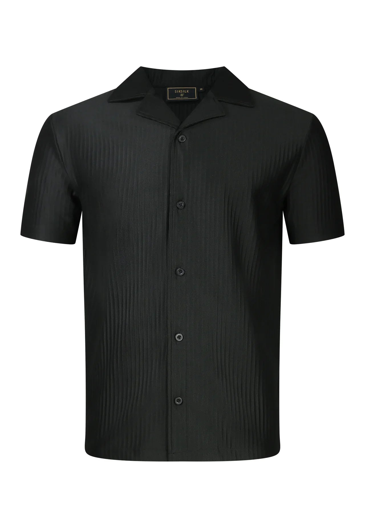 Camisa Preta SikSilk SS26