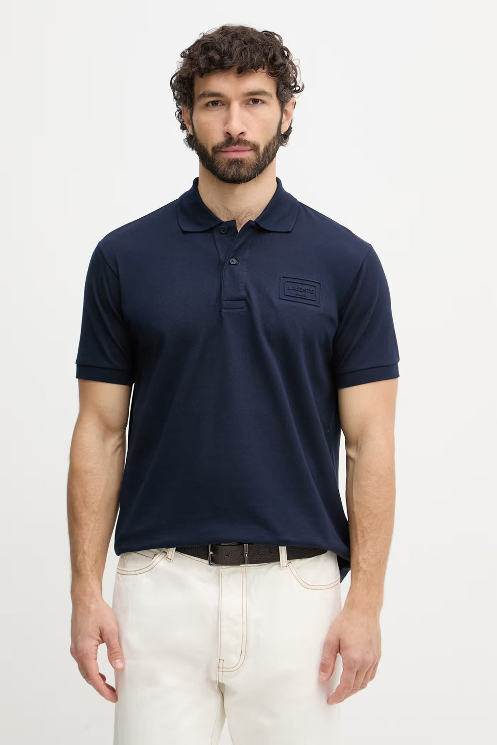 Polo Piquet Azul Marinho