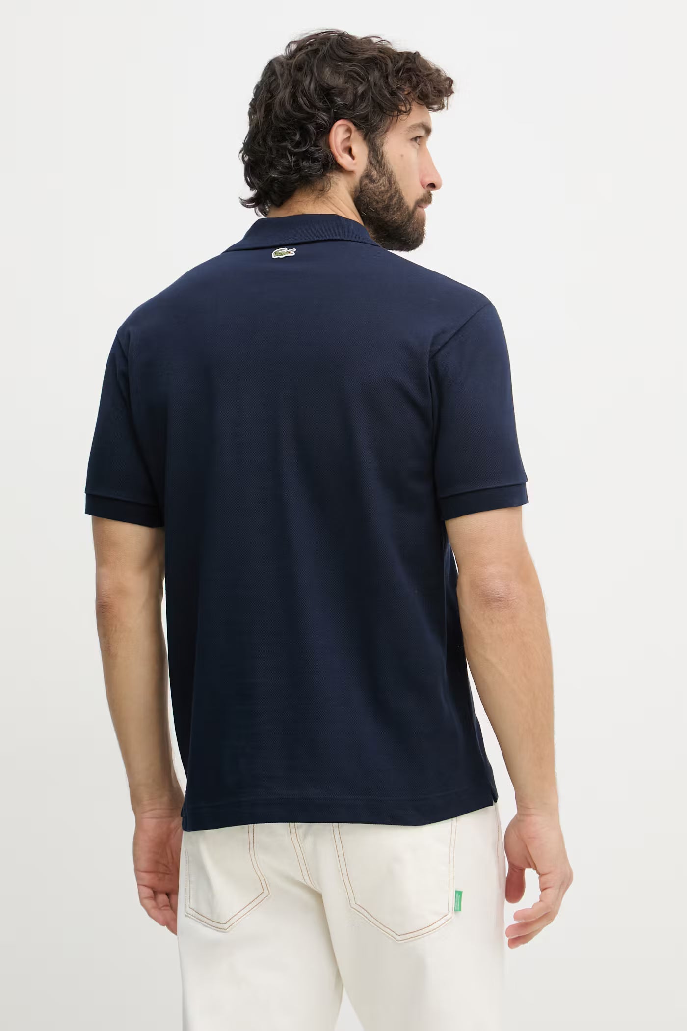 Polo Piquet Azul Marinho
