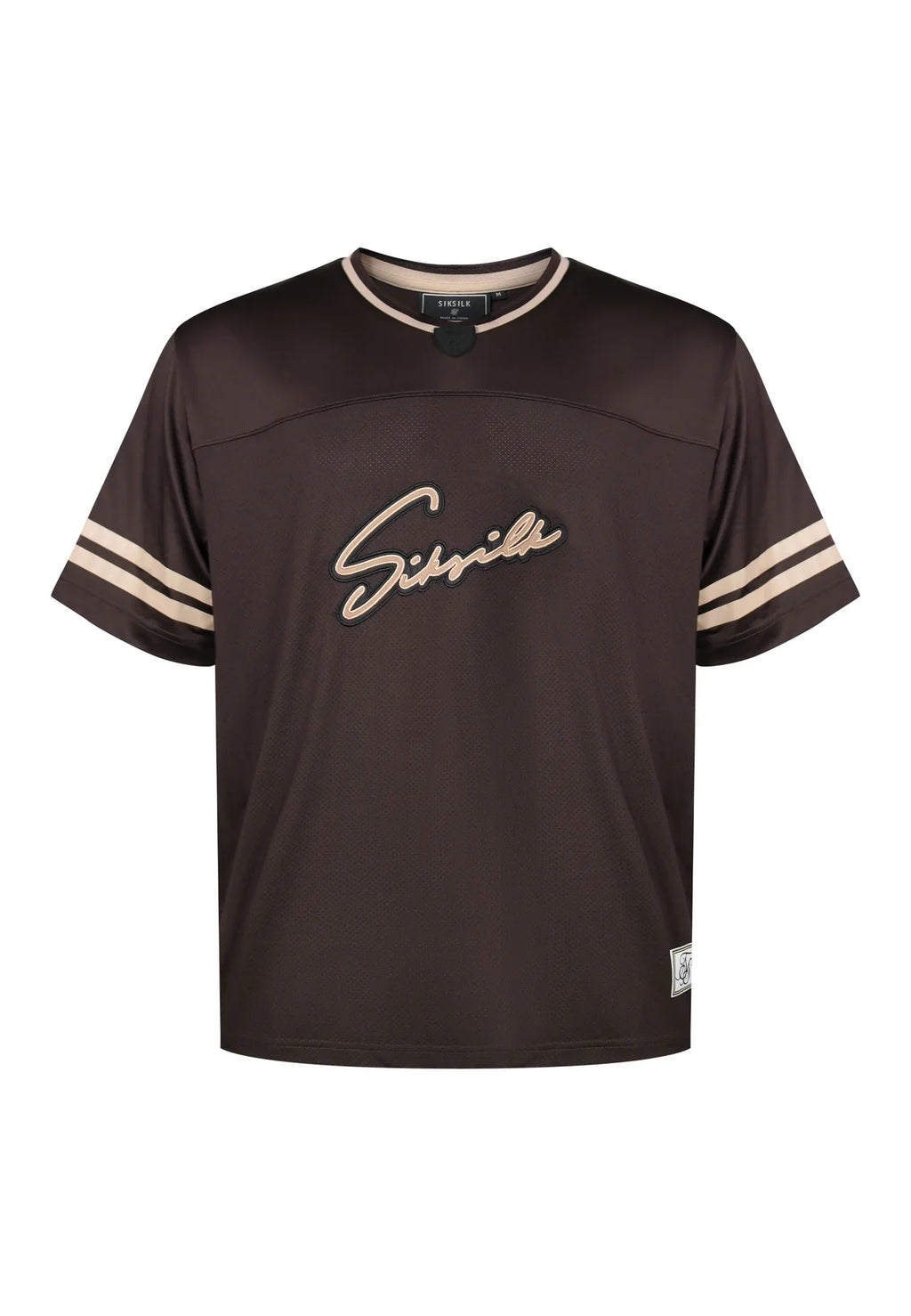 T-shirt Castanha SikSilk SS26