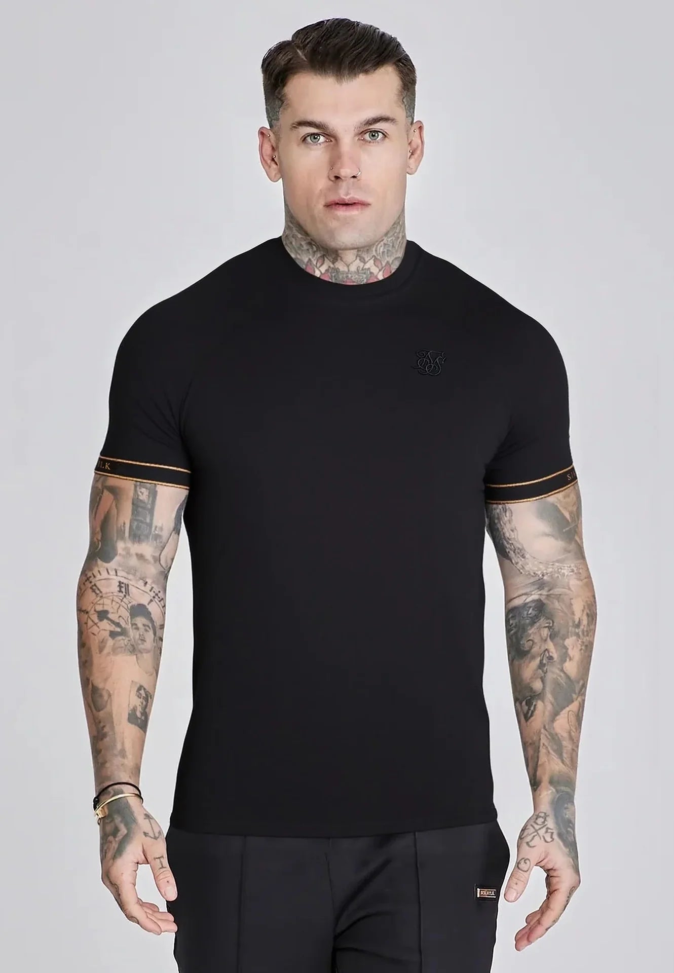 T-shirt Preta SikSilk SS26