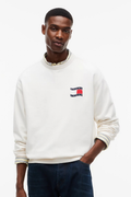 Sweatshirt Relaxed Tommy Hilfiger Branca Tommy Hilfiger