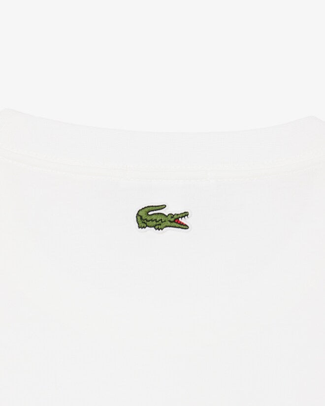 T-shirt Branca Embossed Logo Lacoste