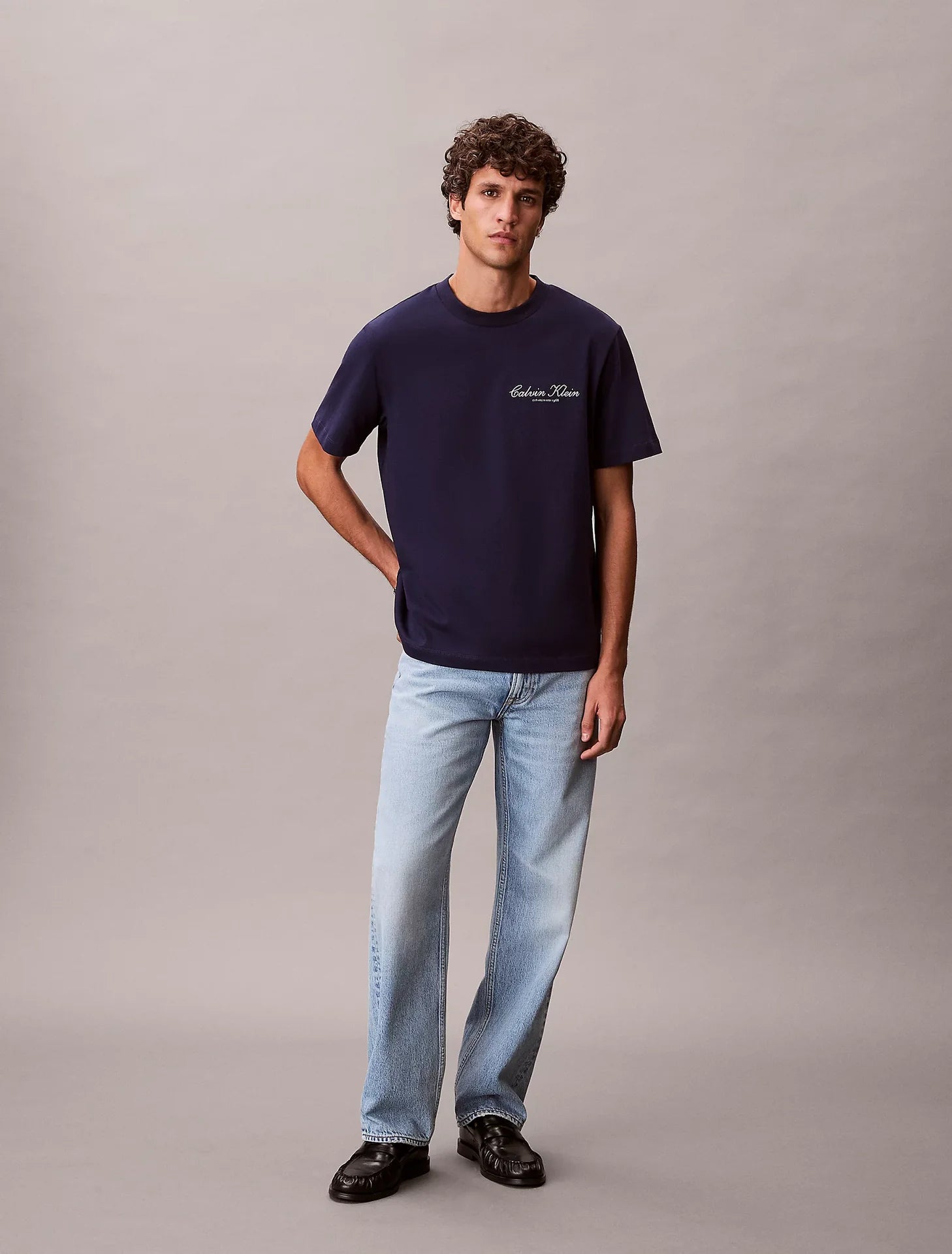 T-shirt Azul Calvin Klein SS26