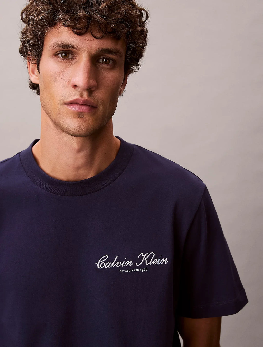 T-shirt Azul Calvin Klein SS26 Calvin Klein