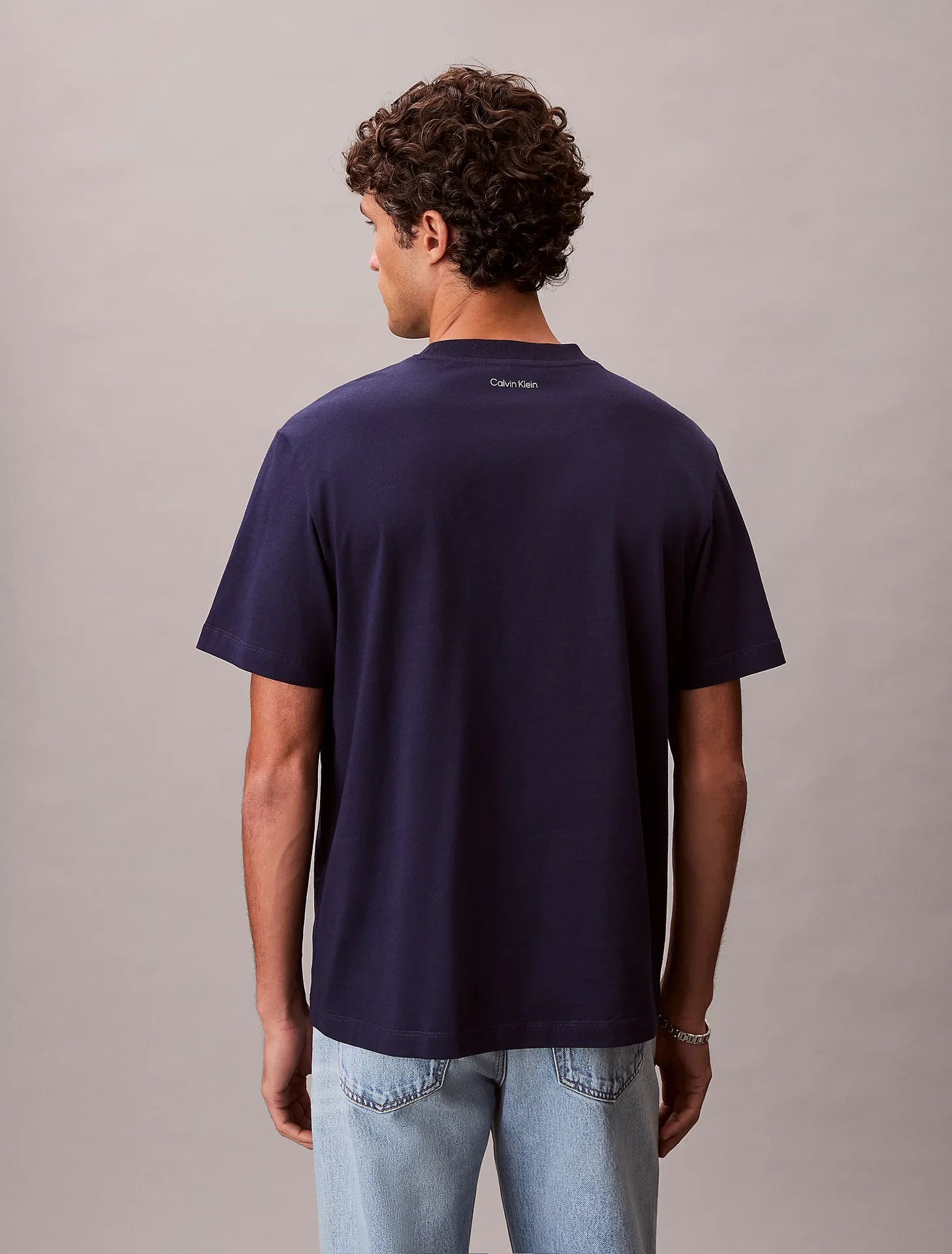 T-shirt Azul Calvin Klein SS26