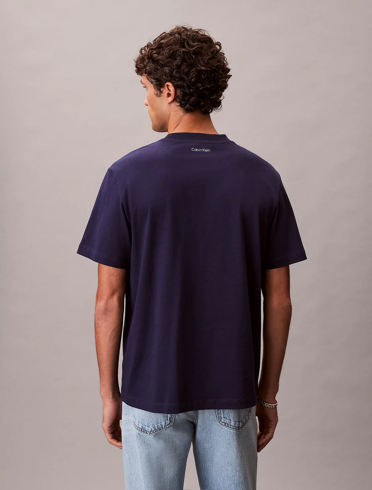 T-shirt Azul Calvin Klein SS26 Calvin Klein