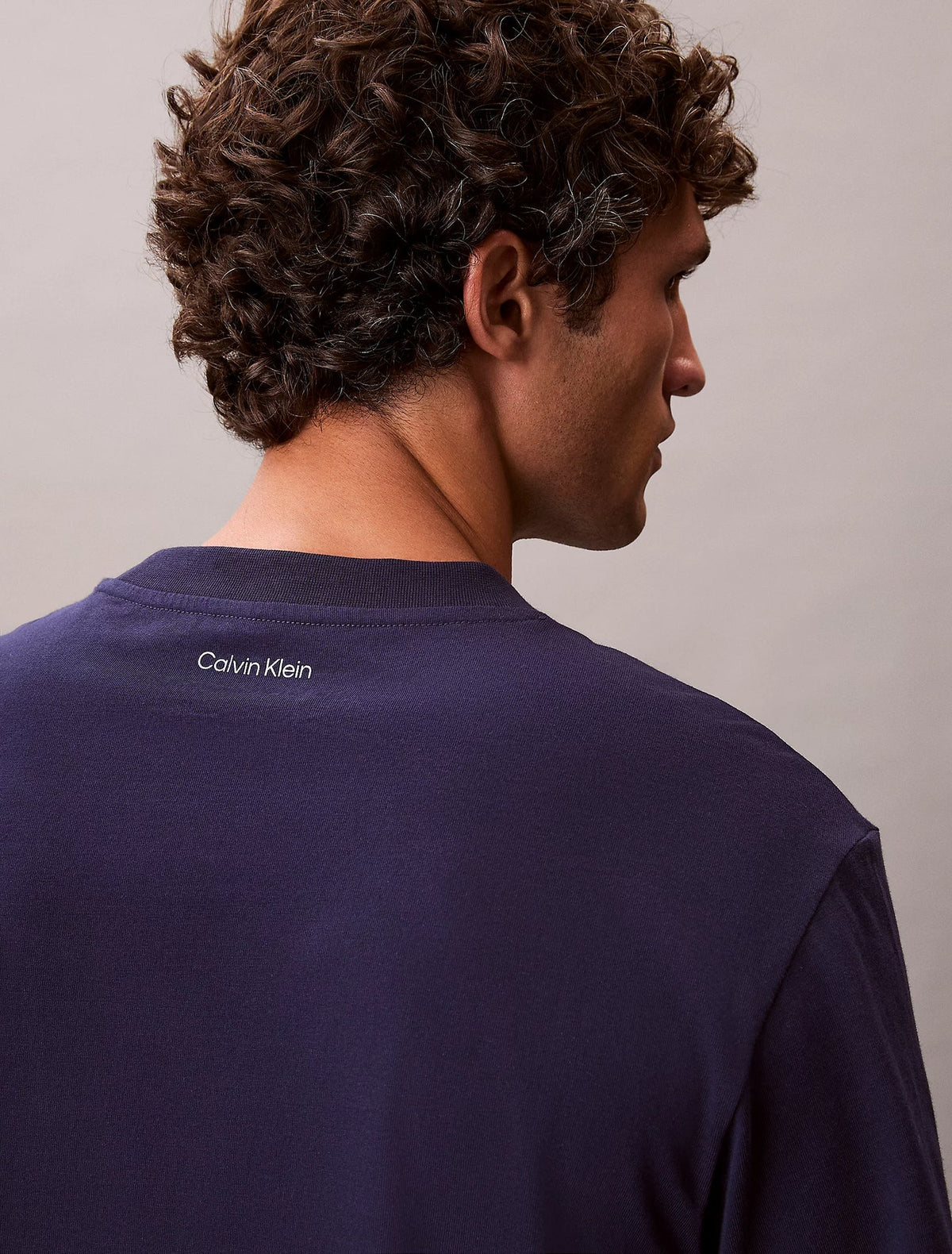 T-shirt Azul Calvin Klein SS26 Calvin Klein