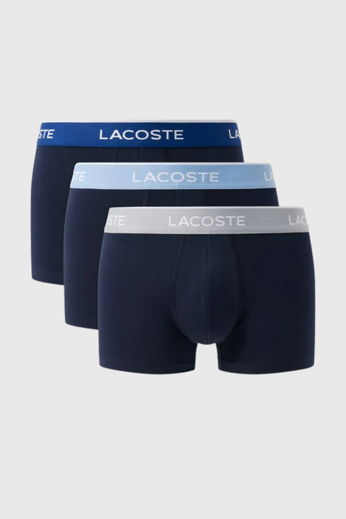 Boxers Azuis Pack 3 Lacoste