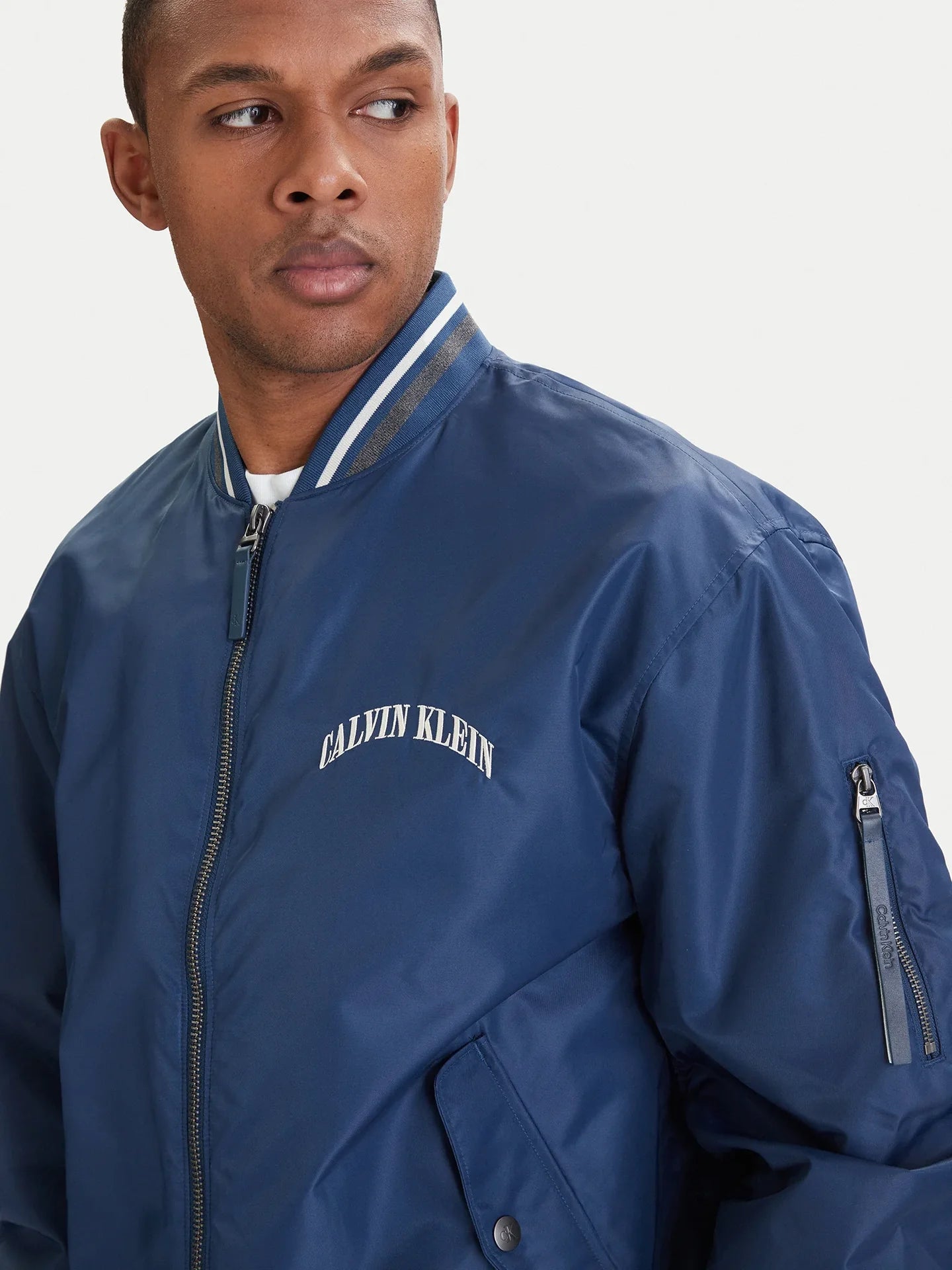 Casaco Bomber Azul Calvin Klein